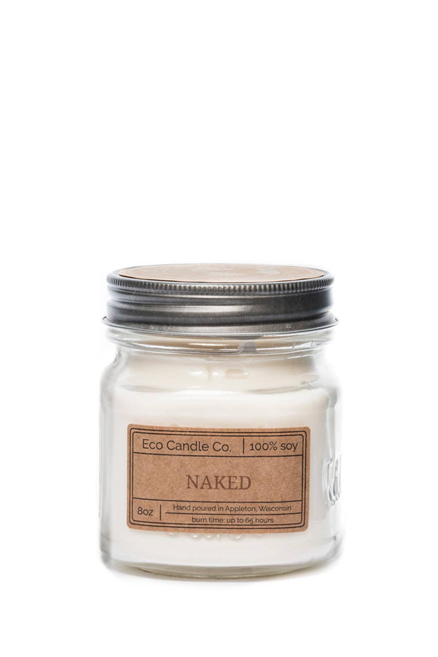 8oz mason NAKED