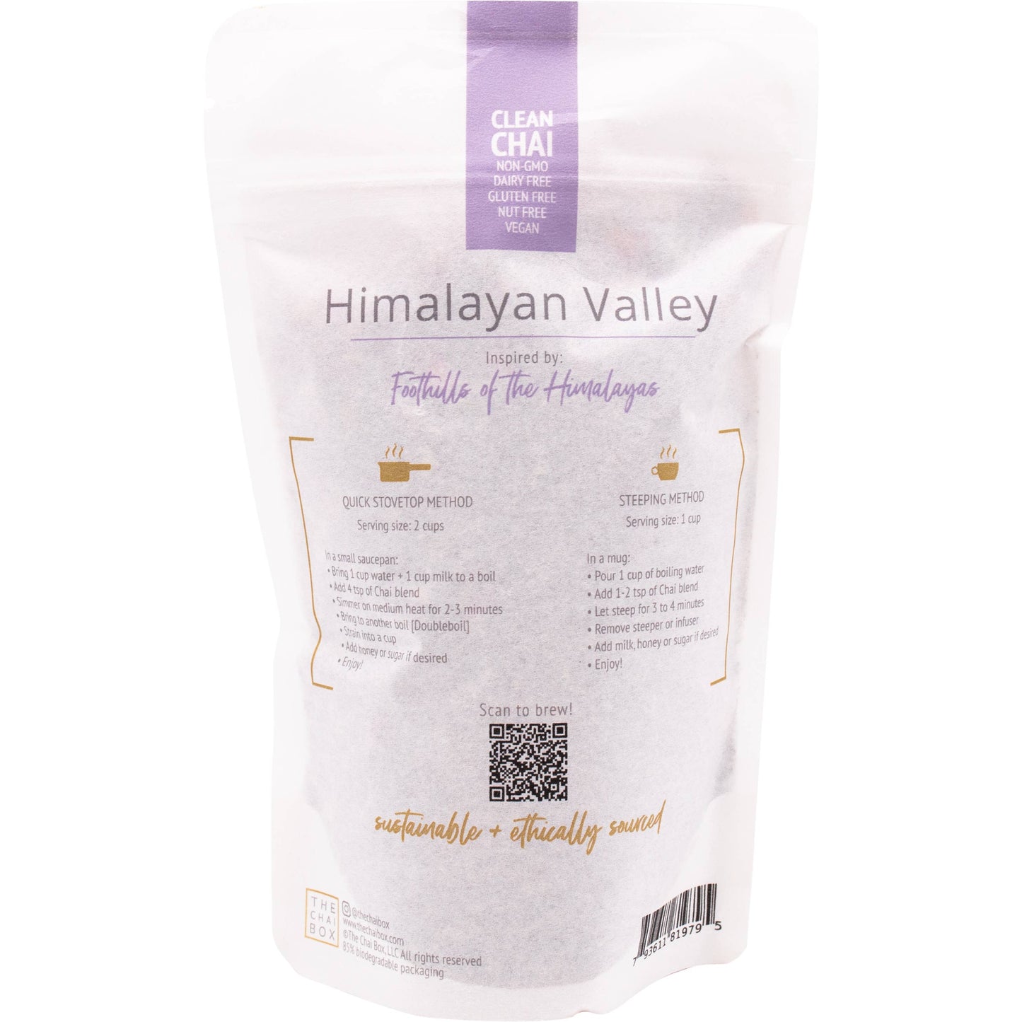 Tea | Himalayan Valley - Lavender, Cardamom and Rose Black Tea: Glass Jar