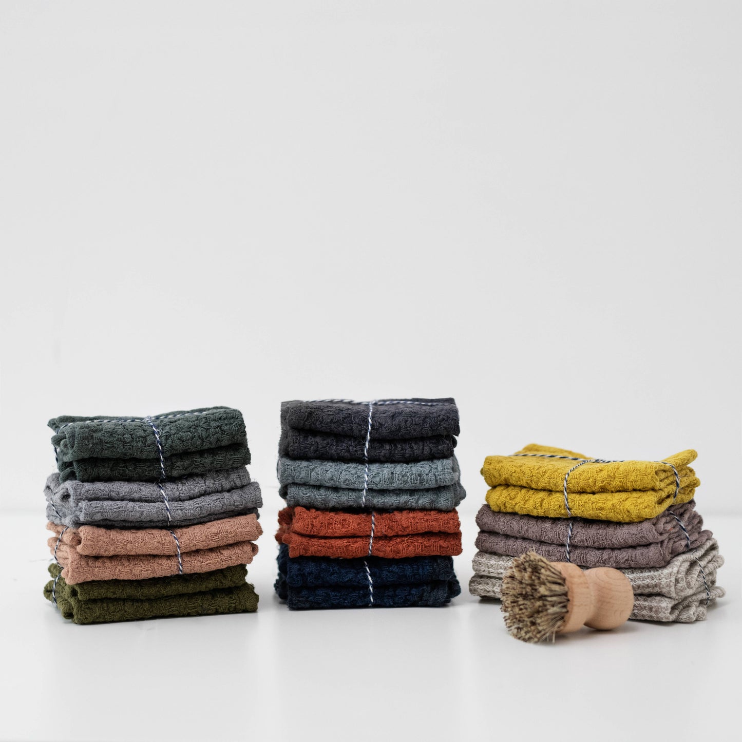 Ash Linen Dishcloth Set of 2