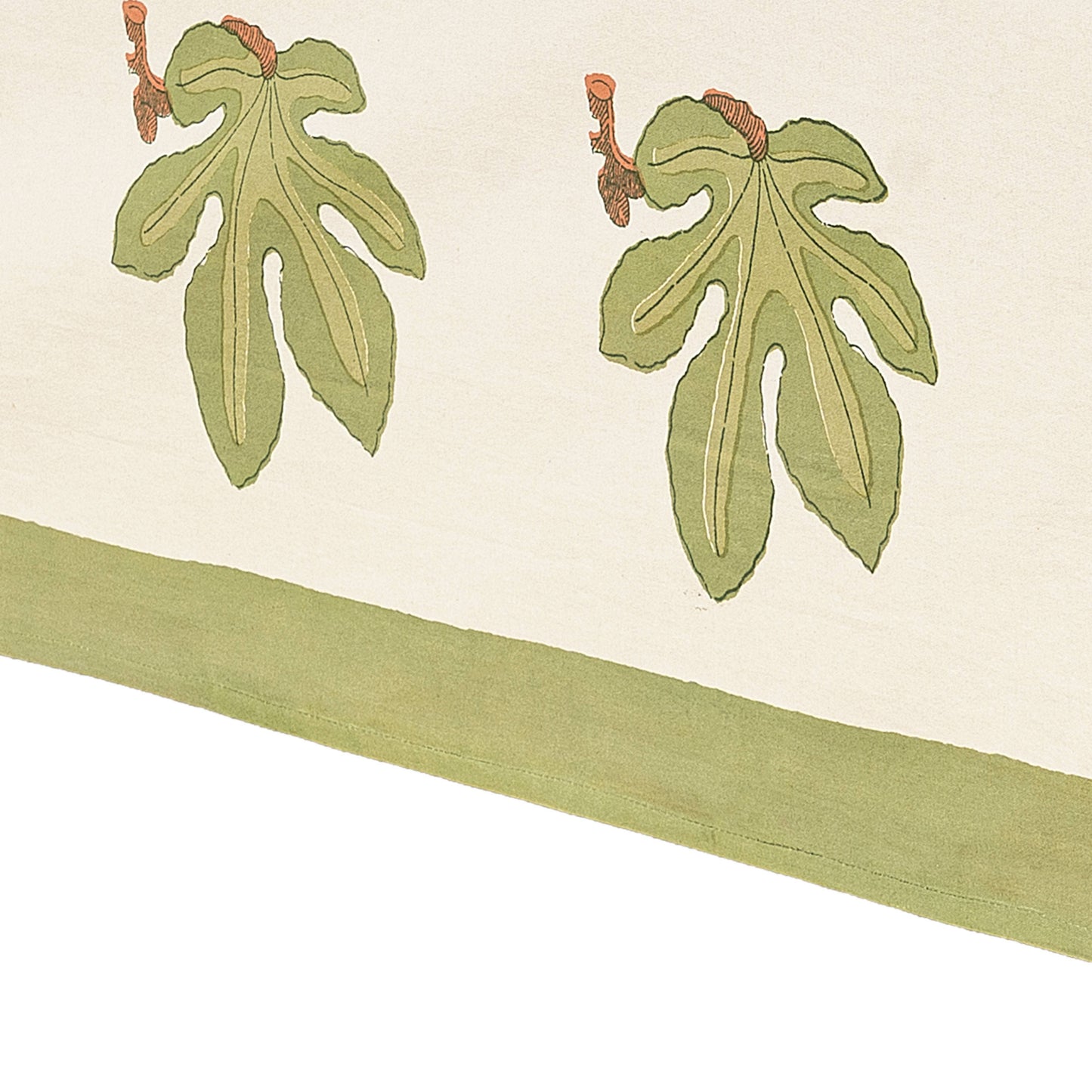 Fig Red& Green | French Tablecloths: 71" x 128"