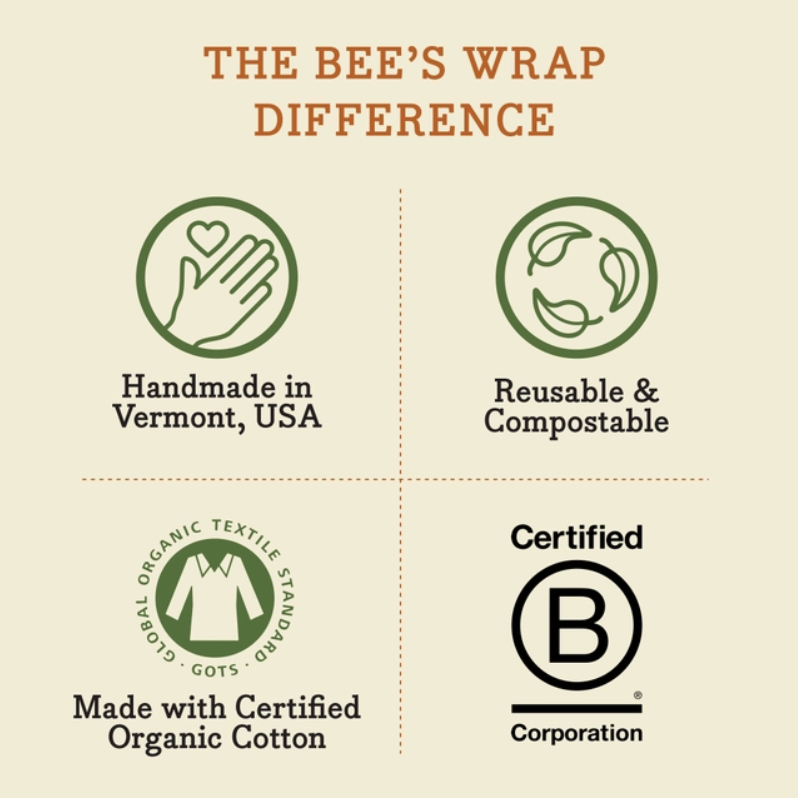 Bees Wrap Lunch 3 Pack - Garden Party