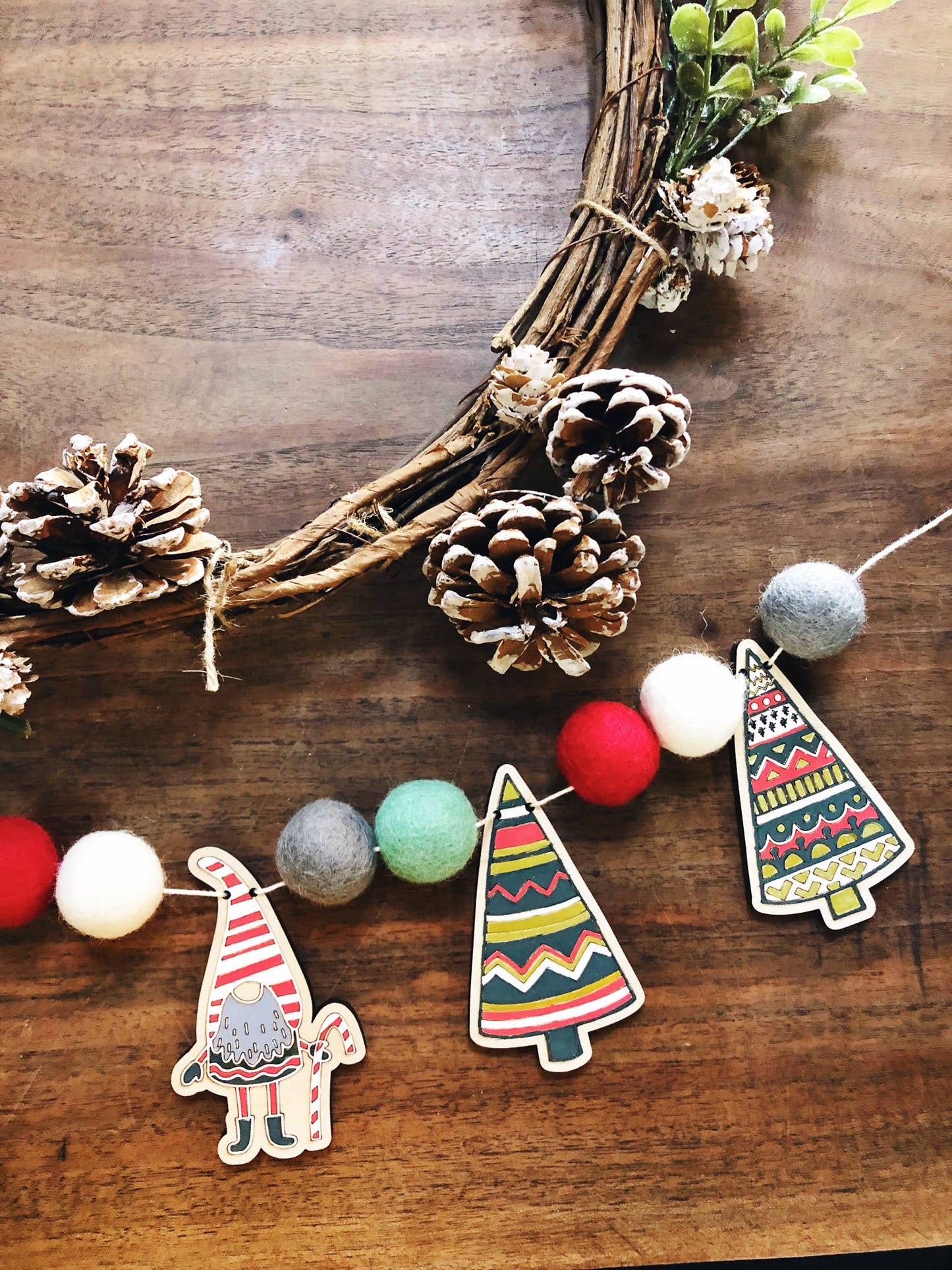 DIY Craft Kit -  Gnome Garland