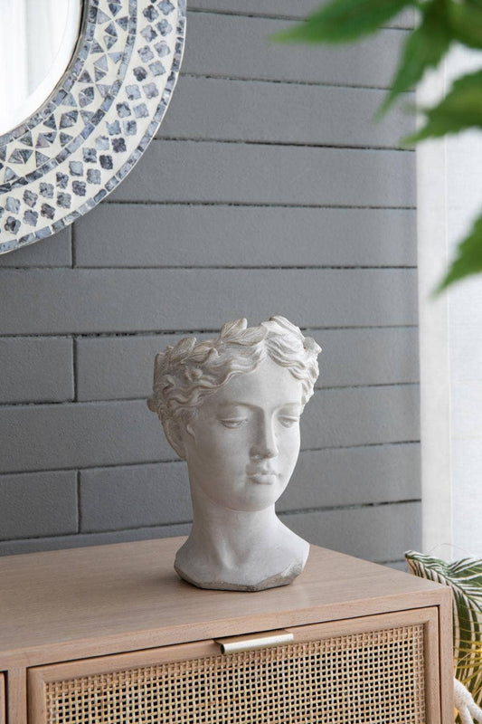 D7x11" Visage Cement Vase - Large