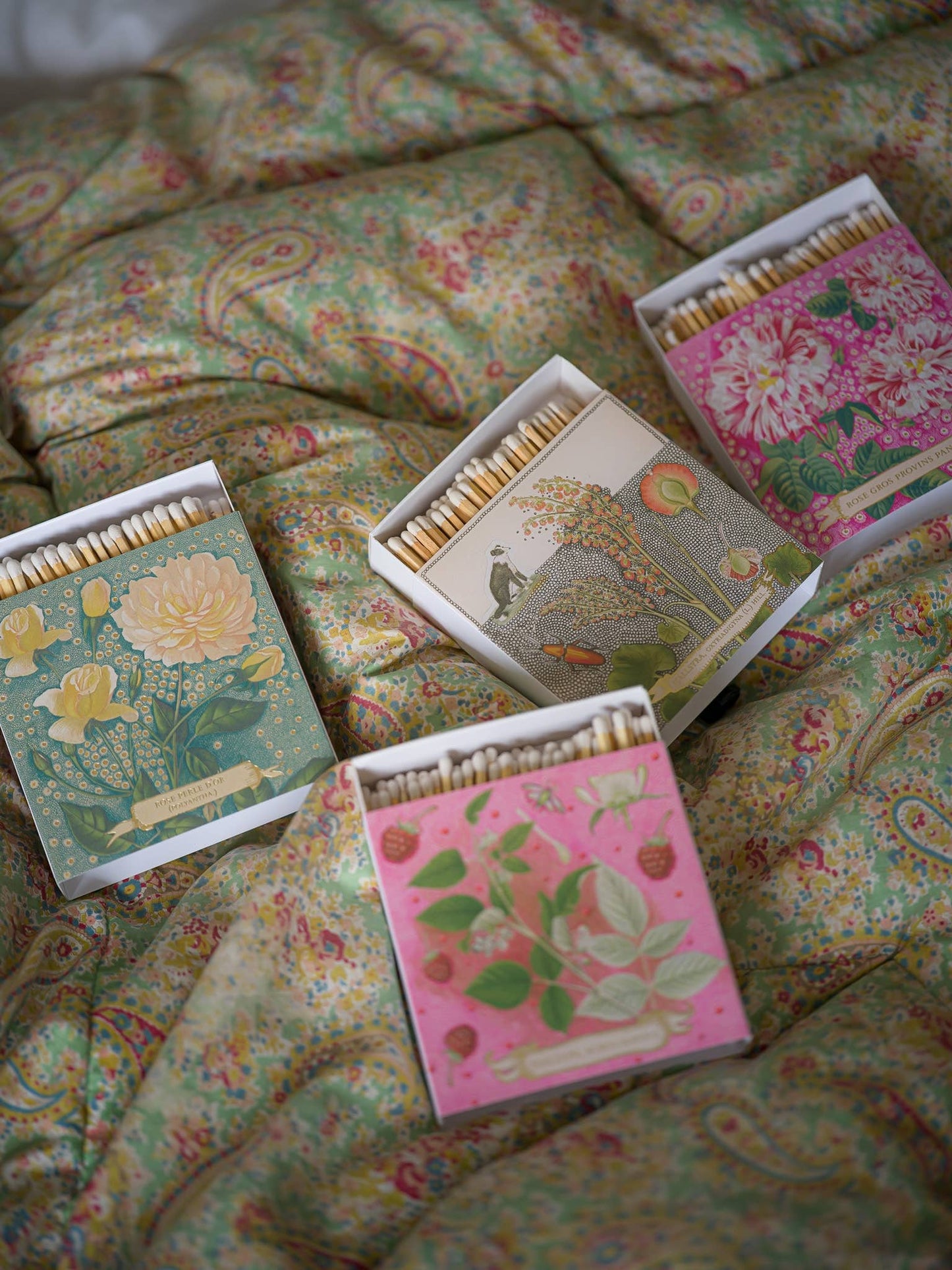 Rose Provin Petunia |  Square - Safety Matches