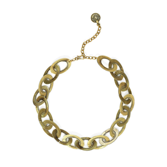 Handmade Pewter Necklace - 1210-55BRN