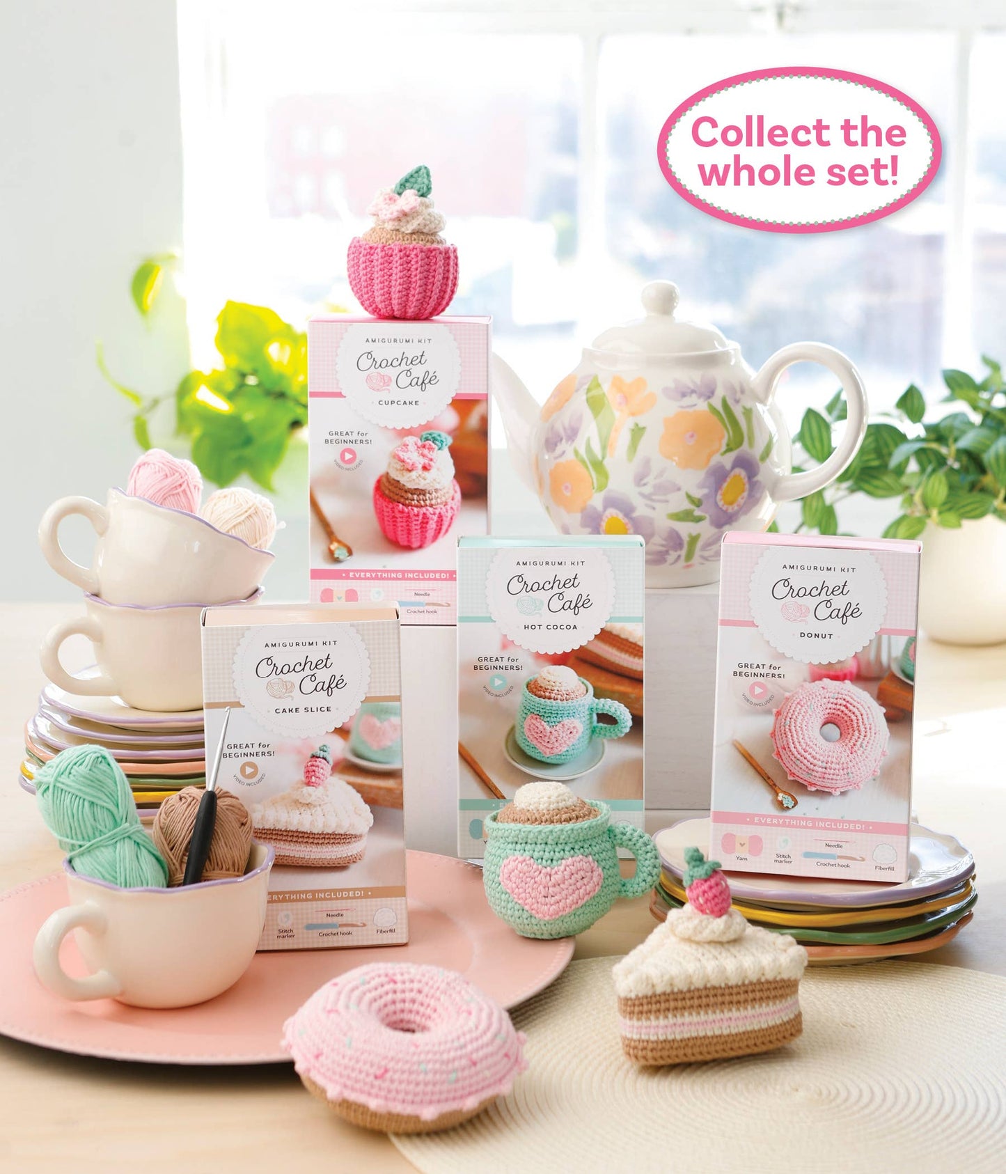 Crochet Café Amigurumi Kit Cupcake