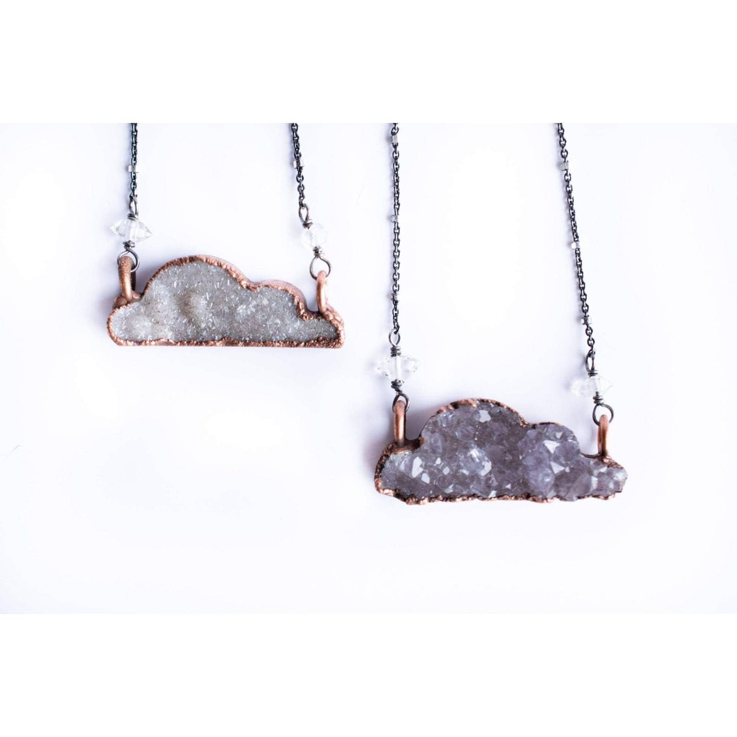 Natural Druzy Cloud Necklace