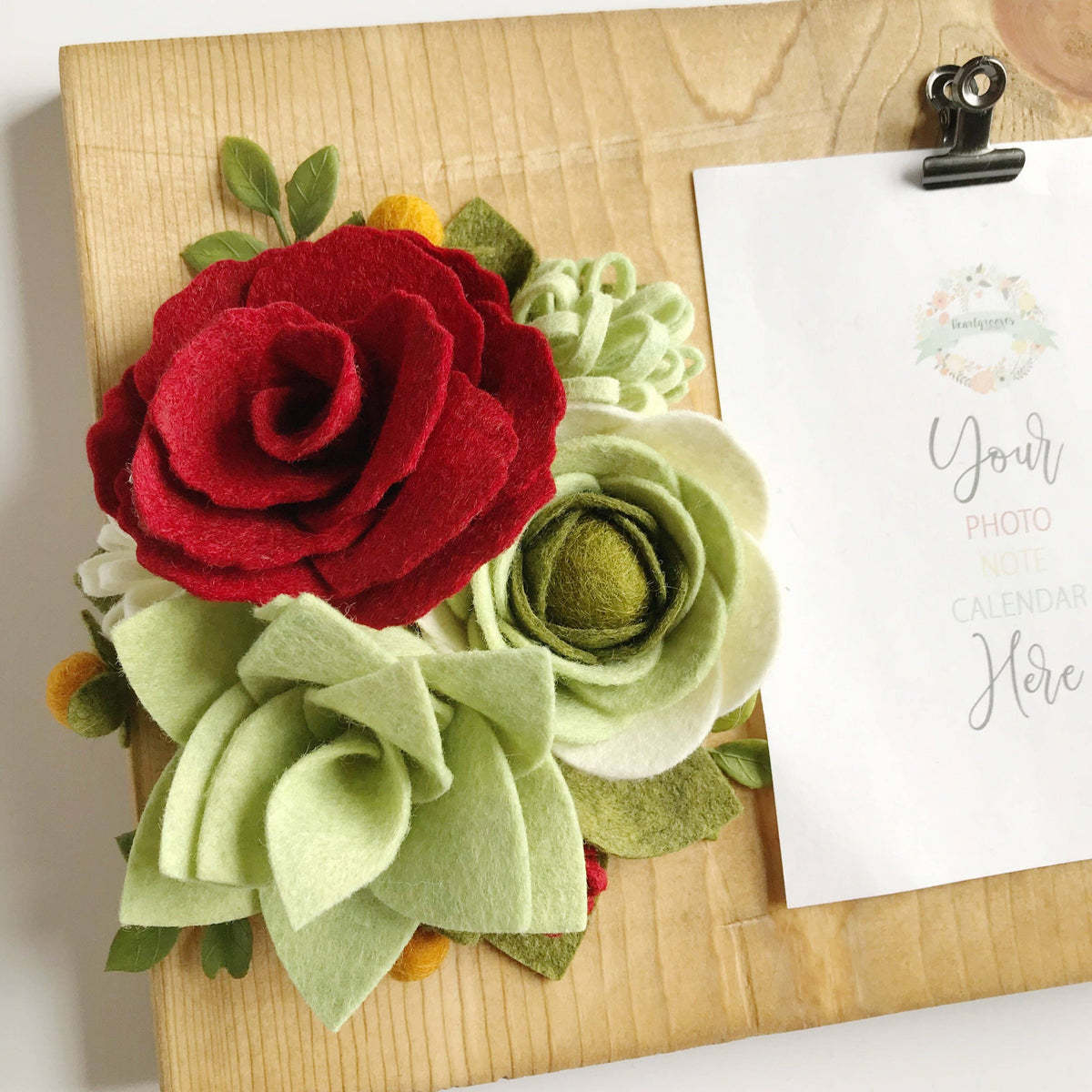 Felt Flower Floral Trio Craft Kit | Deck the Halls Collection