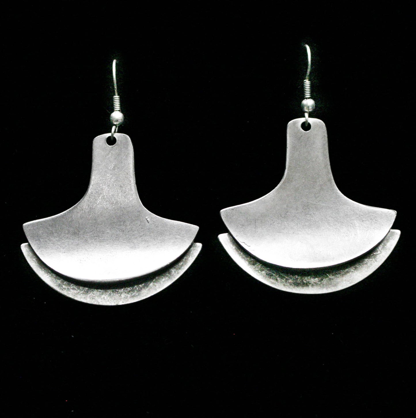 Handmade Pewter Earring - 4670