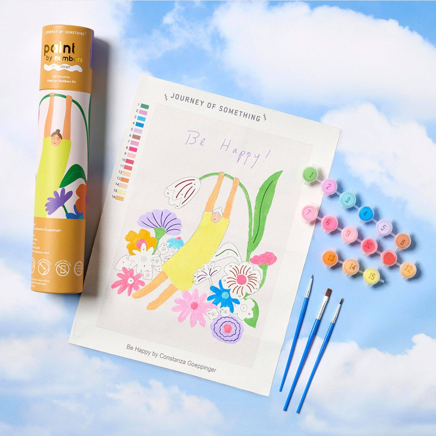 Kids Paint by Numbers - Be Happy