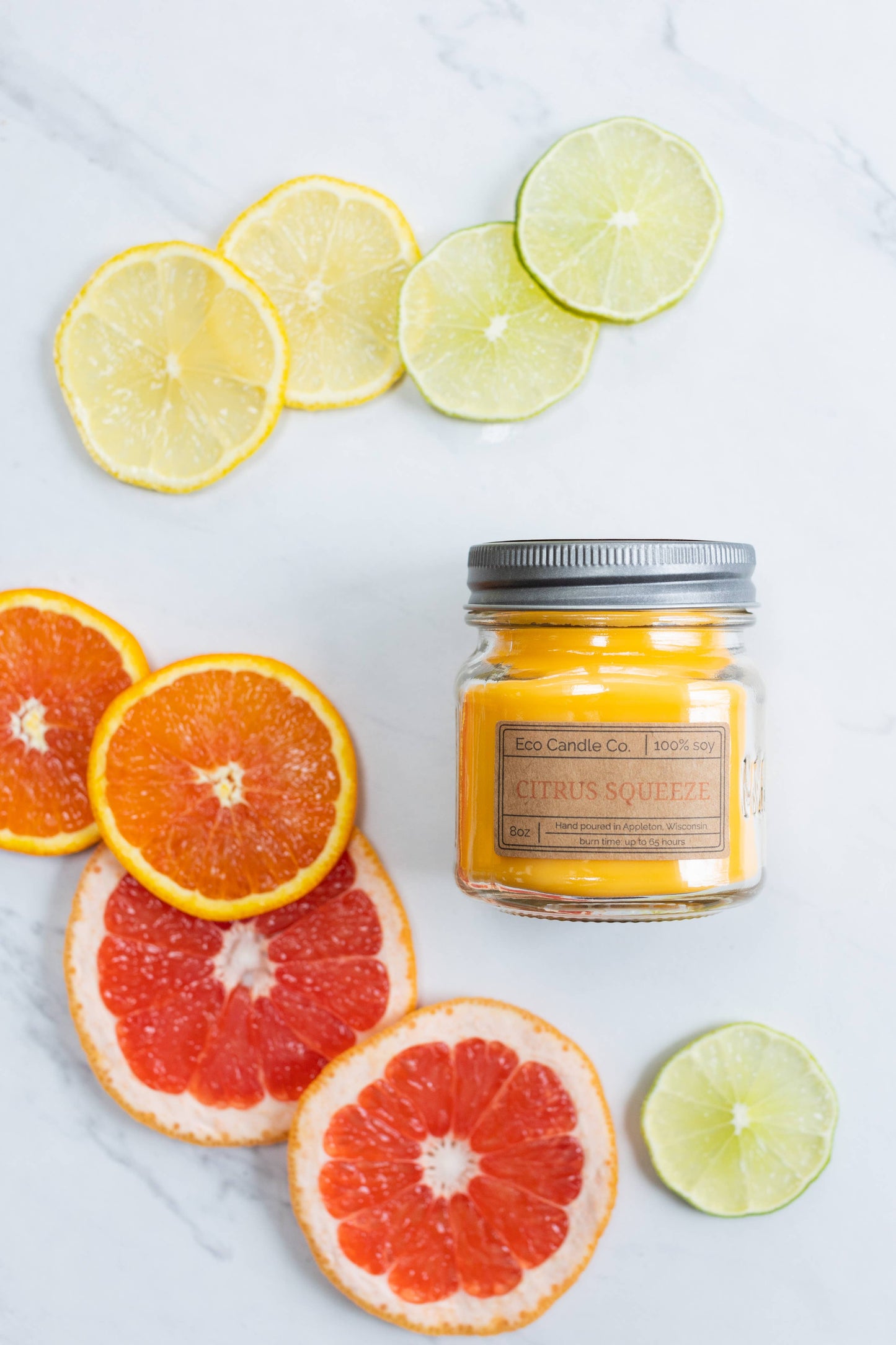 8oz mason CITRUS SQUEEZE