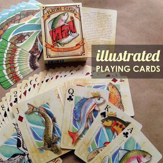 Fly Fishing Playing Cards Poker Deck
