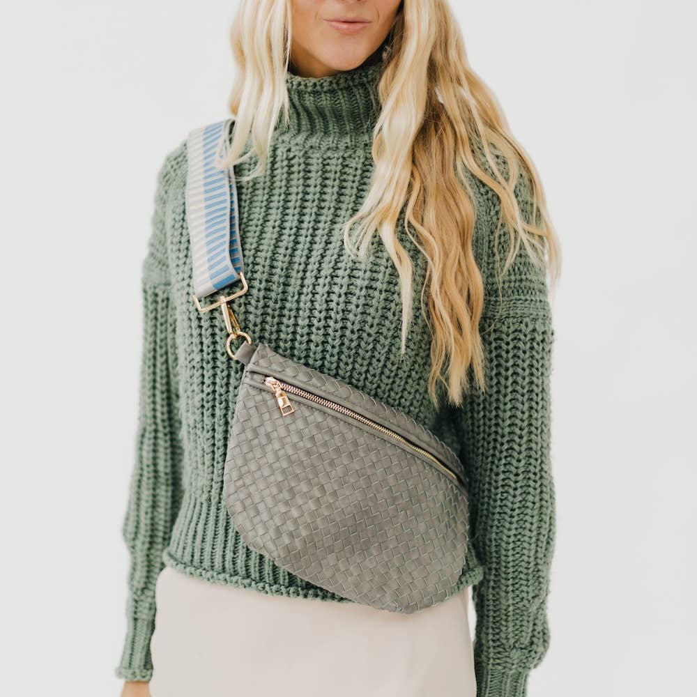 Westlyn Woven Bum Bag *NEW COLORS ADDED*: Emerald