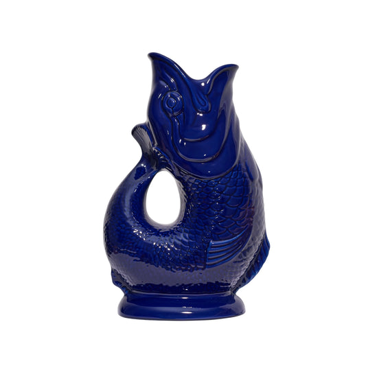 Cobalt Blue Gluggle Jug: Extra Large