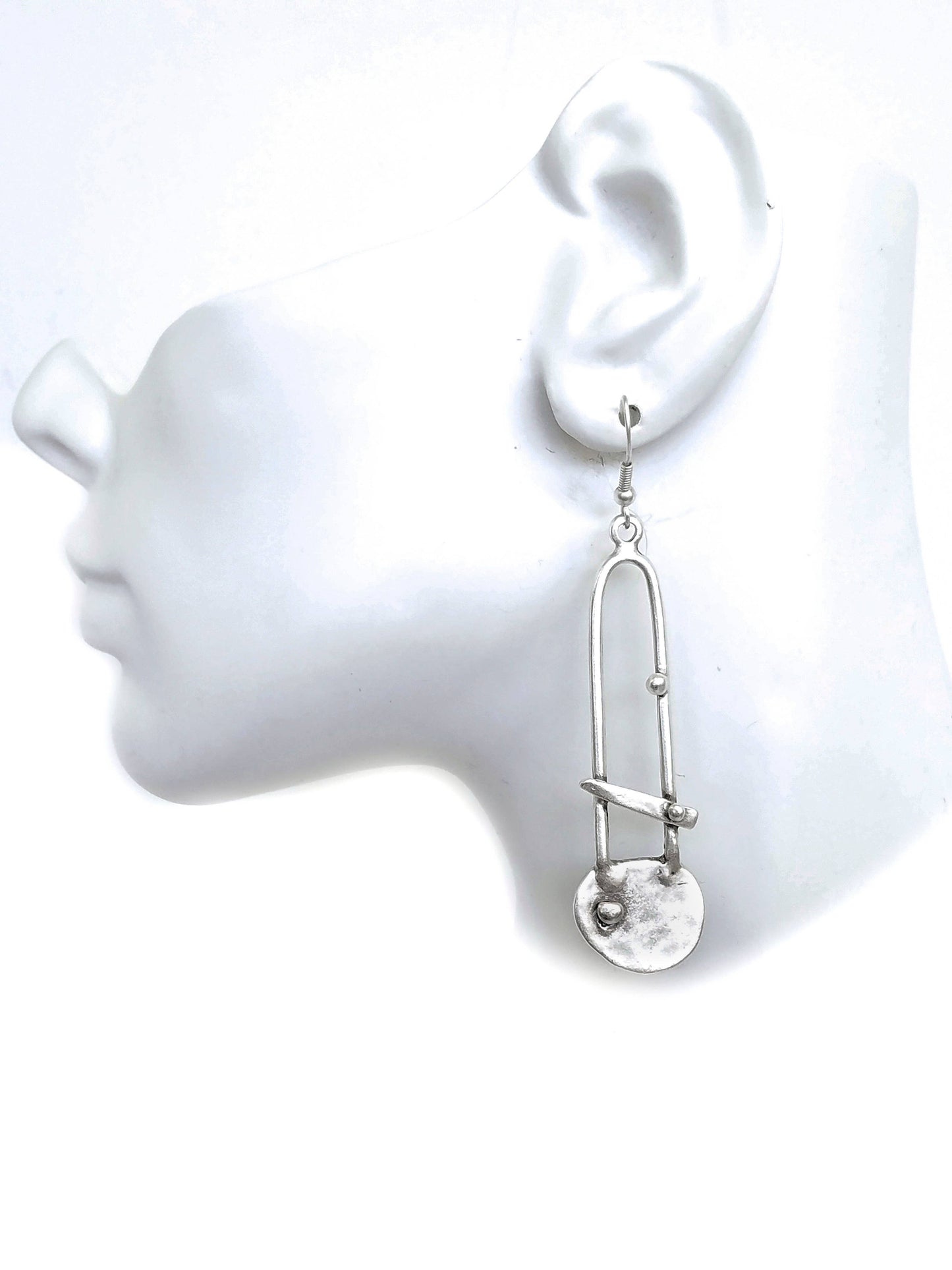 Handmade Pewter Earrings - KU118