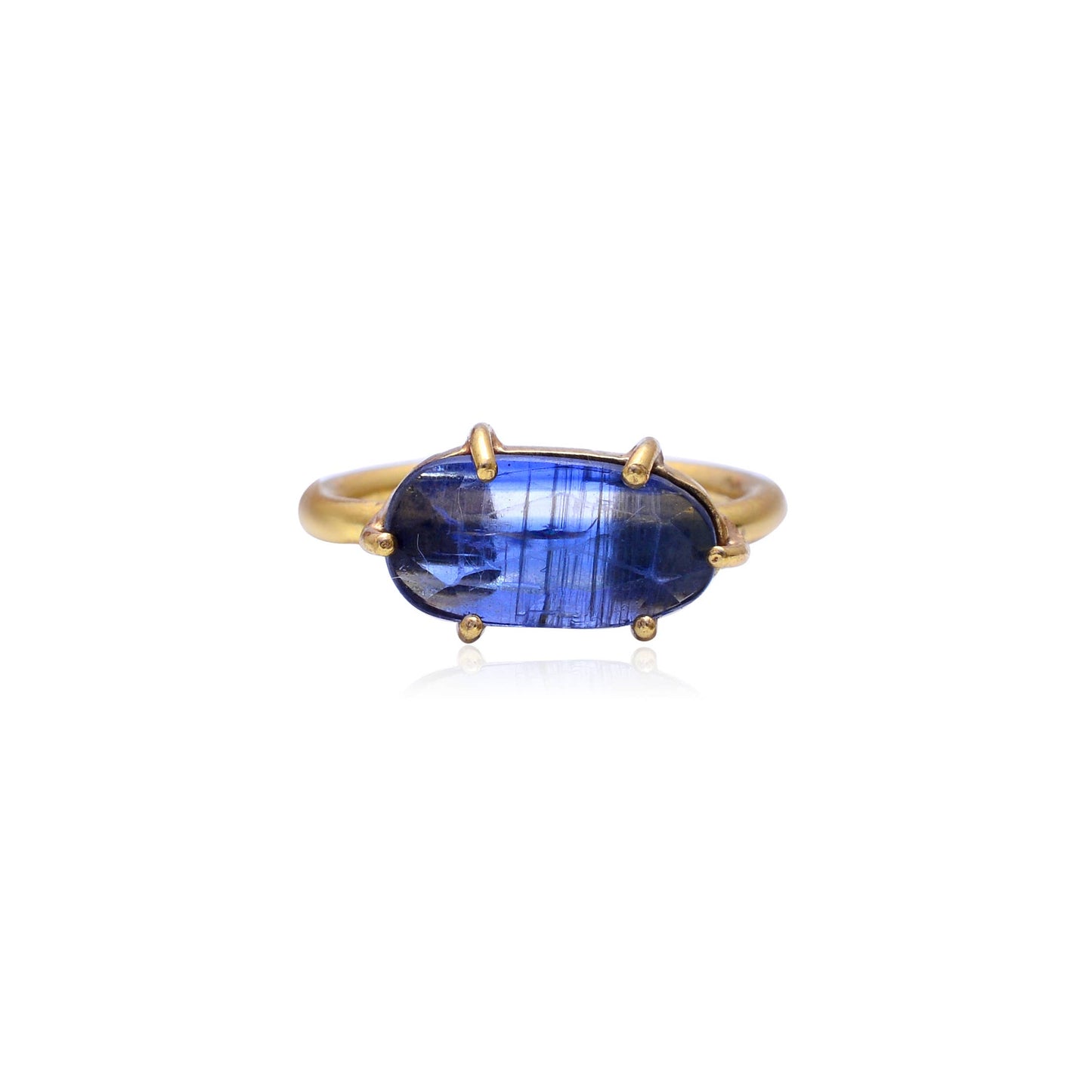 Queen Prong Ring: Turquoise