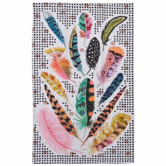 Tea Towel- Polka Plumes