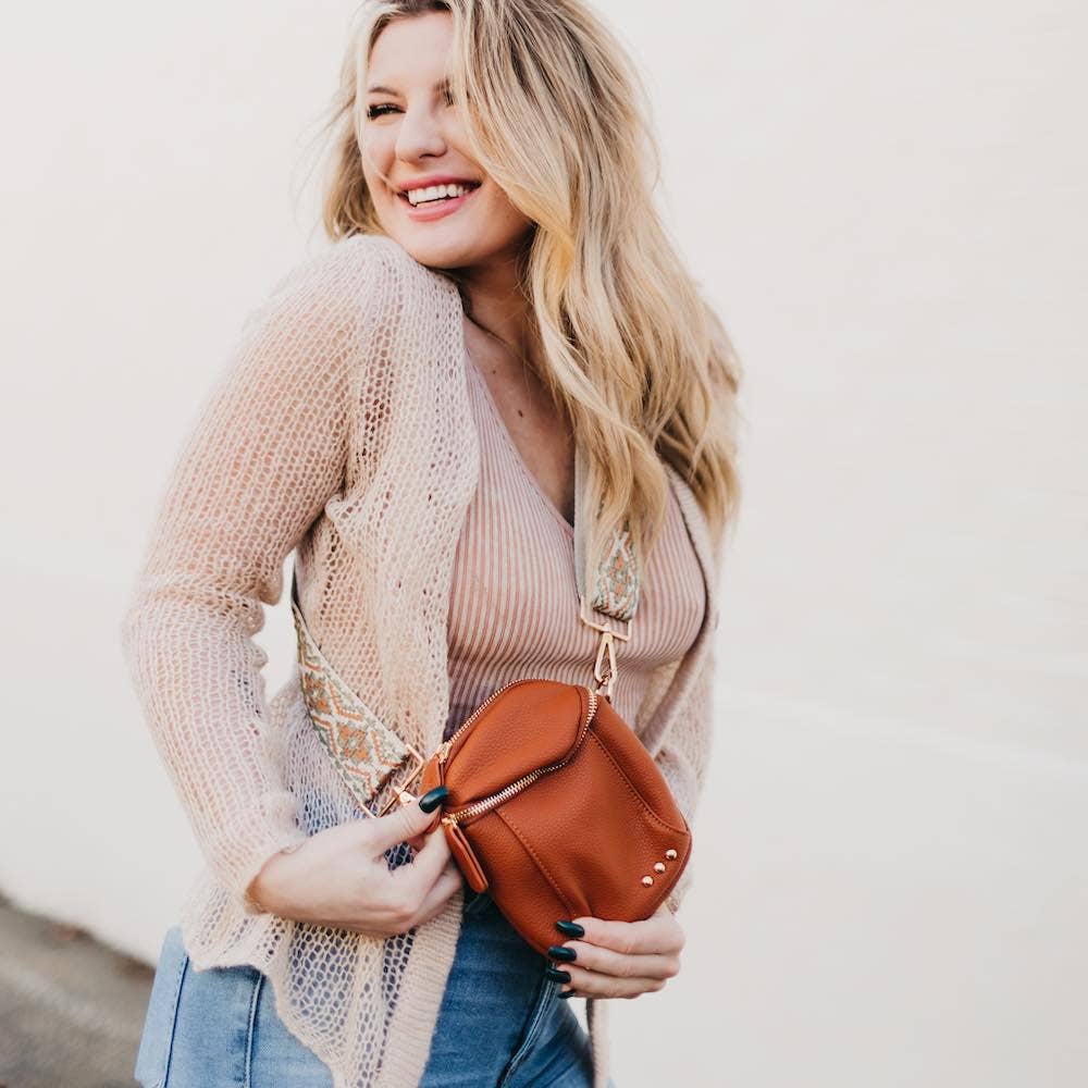 Ellie Crossbody Bag: Mustard