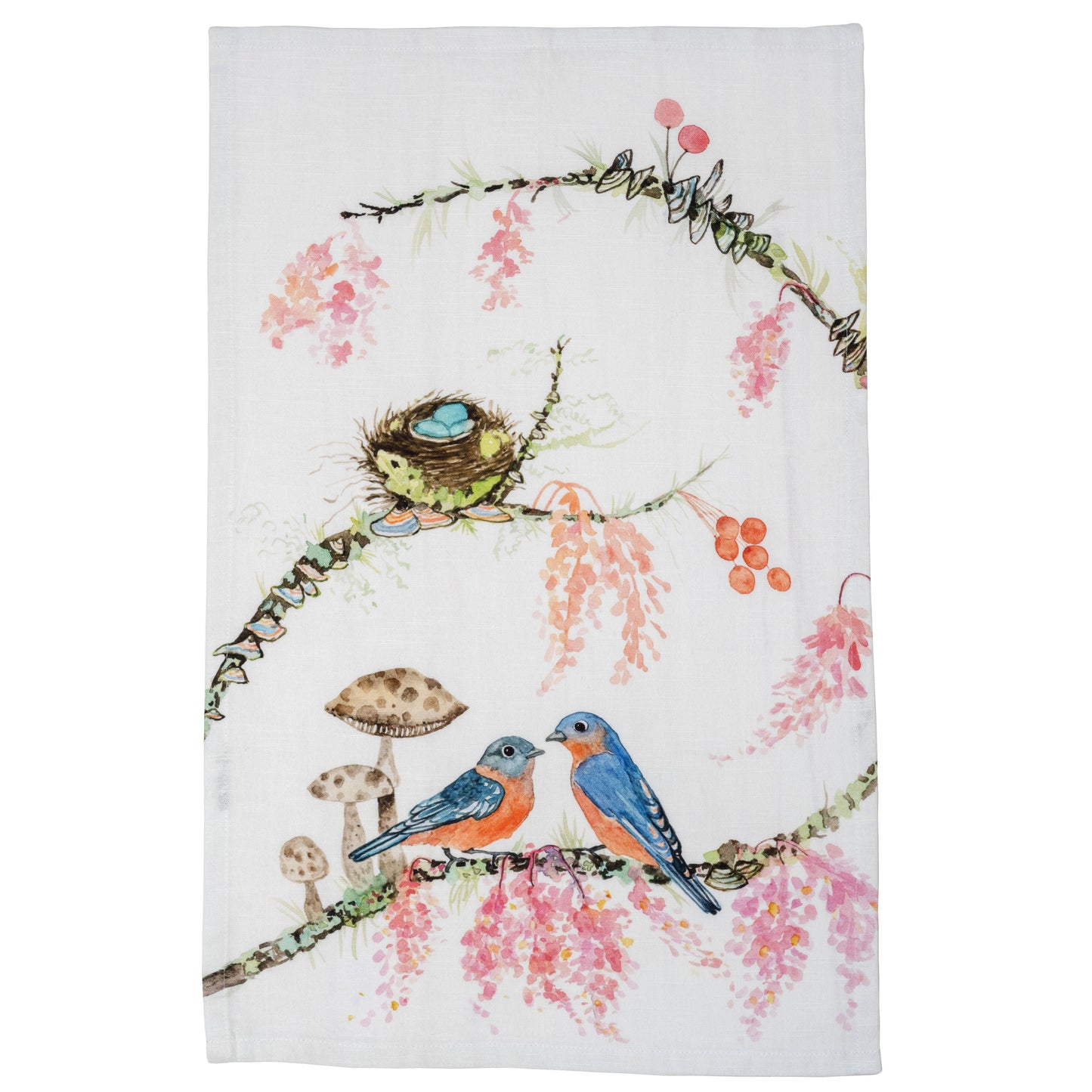 Tea Towel - Blue Birds