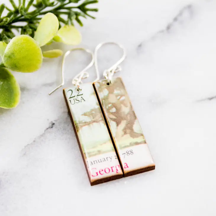 Wood + Resin Earrings