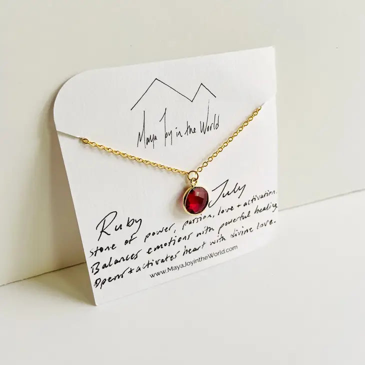 Necklace | Birthstone Necklace