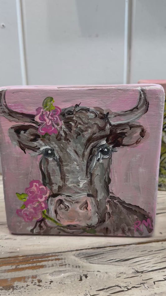 Mini Block Paintings by Rabun Martin